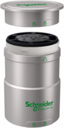 Modular Tower Light Base Unit, Silver, 60mm Mounting, 24V AC/DC, IP65