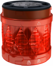 Modular Tower Light 24V AC/DC, Red LED, 60mm, IP65, Steady