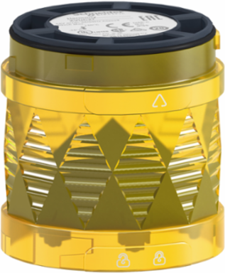 Modular Tower Light, 60mm, Yellow LED, Steady Light, IP65, 24V AC/DC