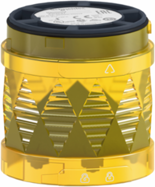 Modular Tower Light, 60mm, Yellow LED, Steady Light, IP65, 24V AC/DC