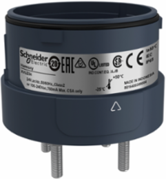 Harmony XVU Fixing Unit for Modular Tower Lights, Black, 60mm, 4 Pins, IP65
