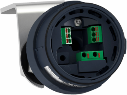 Black Modular Tower Light Fixing Bracket with 100mm Height, 60mm Diameter, IP32