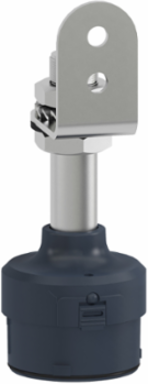 Black Modular Tower Light Fixing Bracket with 100mm Height, 60mm Diameter, IP32