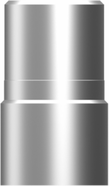 Universal Mounting Accessory, Harmony XV4/XV6/XVB7 Modular Tower Light, Steel 1 2"NPT, Silver