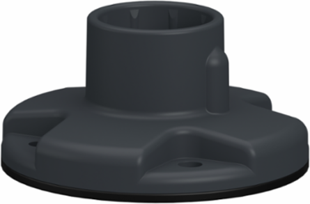 Universal Mounting Accessory, Harmony XV4/XV6/XVB7 Modular Tower Light, Plastic Fixing Plate, Grey