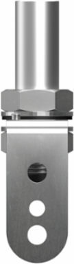 Universal Mounting Accessory, Harmony XV4/XV6/XVB7 Modular Tower Light, Metal L Bracket & 100mm Alu Pole
