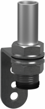 Universal Mounting Accessory, Harmony XV4/XV6/XVB7 Modular Tower Light, Metal L Bracket & 100mm Alu Pole