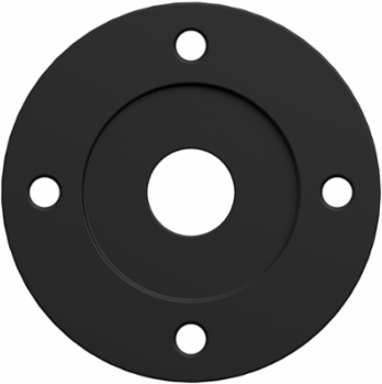 Universal Mounting Accessory, Harmony XV4/XV6/XVB7 Modular Tower Light, Metal Fixing Plate, Black