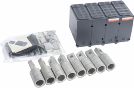 Circuit breaker accessory, PowerPacT L, lug kit, compression, 600A, 4P, aluminum at 620A