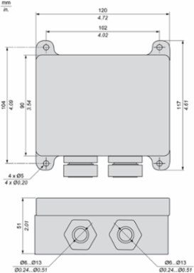 Harmony eXLhoist Base Station 10 Relays Outputs, IP66, 48-240V AC