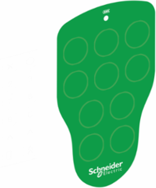Harmony Pocket Remote Front Label Cover, Polyester, 270 mm Height