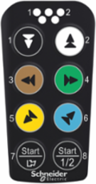 Harmony eXLhoist, compact, Front label cover for remote control ZART8LS