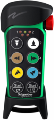 Harmony eXLhoist Remote Control, 50m Range, IP65, 6 Push Buttons, 2 Aux Buttons