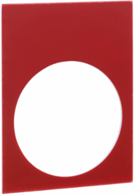 Harmony XAC Marked Legend Plate, 30 x 40 mm, Black, for 22 mm Push Button