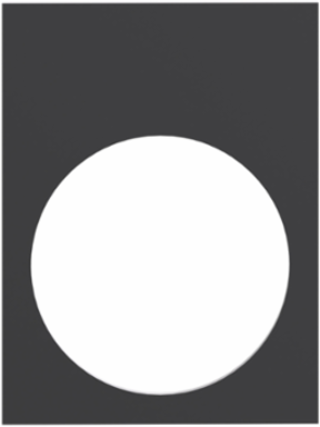 Blank legend, Harmony XAC, Legend plate, plastic, black or red background, 30x40mm, unmarked