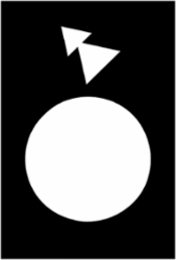 Harmony XAC Marked Legend, 30x40mm, Black, Reverse Slow-Fast