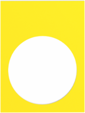 Harmony XAC Blank Legend Plate, 30x40mm, Unmarked, Plastic