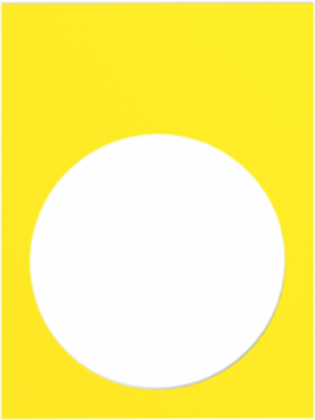 Harmony XAC Blank Legend Plate, 30x40mm, Unmarked, Plastic