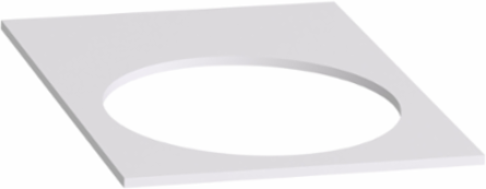 Harmony XAC Blank Legend Plate, 30x40mm, Unmarked, Plastic