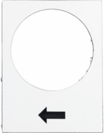 Harmony XAC Marked Legend 30x40mm, White, Raise/Right Symbol