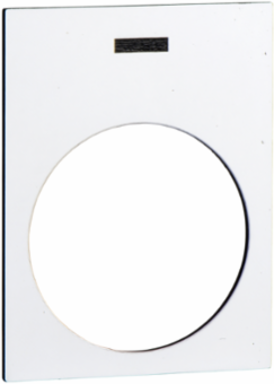 Harmony XAC Marked Legend 30x40mm White with I Symbol
