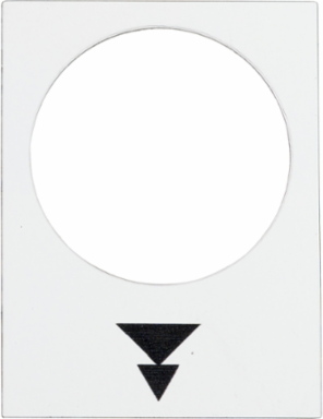 Harmony XAC Marked Legend 30 x 40mm White Raise Slow-Fast
