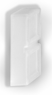 Harmony XAP Blanking Plug, Grey Insulated Material, 22.5mm Cut-Out