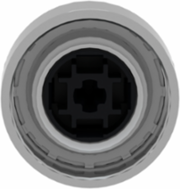 Harmony XB4 Metal Push Button Head, 22mm, Spring Return, IP66