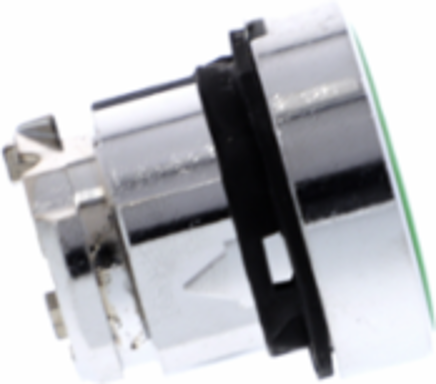 Harmony XB4 Green Metal Push Button Head, 22mm, Spring Return, IP66