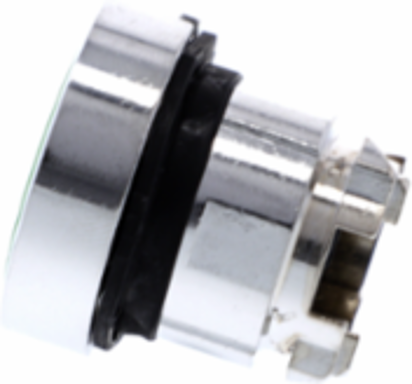 Harmony XB4 Green Metal Push Button Head, 22mm, Spring Return, IP66