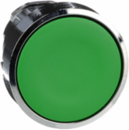 Harmony XB4 Green Metal Push Button Head, 22mm, Spring Return, IP66