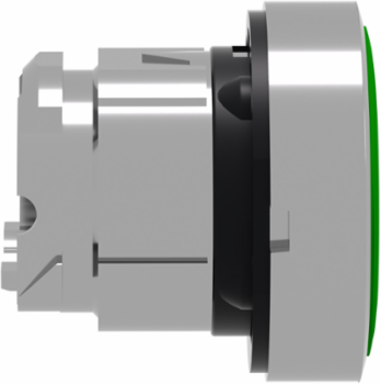 Harmony XB4 Green Flush Push Button Head 22mm, Spring Return, IP66/IP67