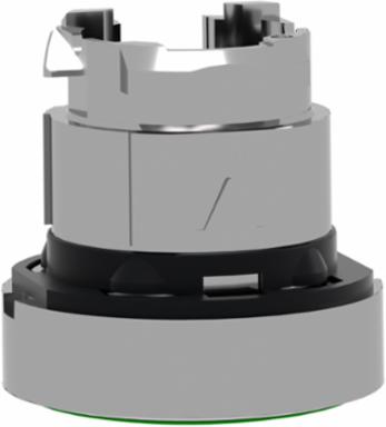 Harmony XB4 Green Flush Push Button Head 22mm, Spring Return, IP66/IP67