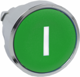 Harmony XB4 Green Flush Push Button Head 22mm, Spring Return, IP66/IP67
