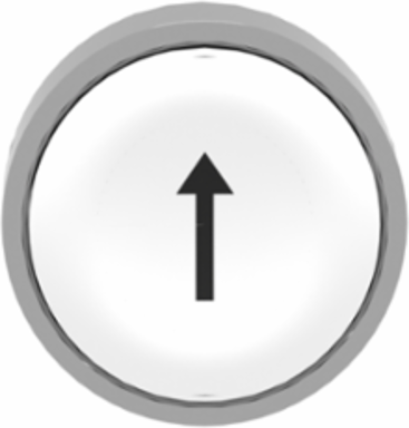 Harmony XB4 White Metal Head for Non-Illuminated Push Button, 22mm, IP66