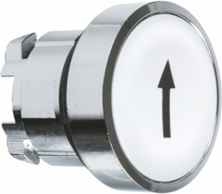 Harmony XB4 White Metal Head for Non-Illuminated Push Button, 22mm, IP66