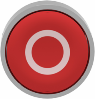 Harmony XB4 Red Flush Push Button Head, 22mm, Spring Return, IP66