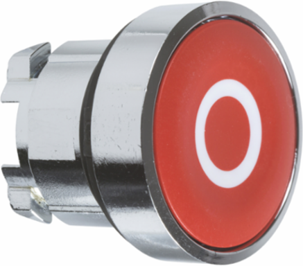 Harmony XB4 Red Flush Push Button Head, 22mm, Spring Return, IP66