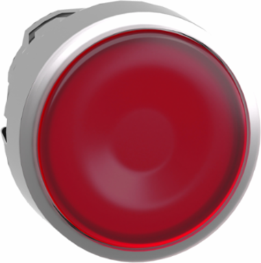 Harmony XB4 22mm Red Metal Push Button Head, IP66, Spring Return