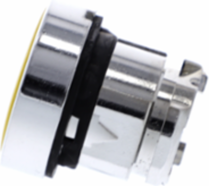 Harmony XB4 Yellow Push Button Head, 22mm, Spring Return, IP66/IP67/IP69K