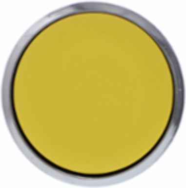 Harmony XB4 Yellow Push Button Head, 22mm, Spring Return, IP66/IP67/IP69K