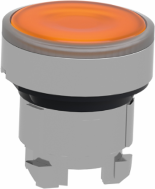 Harmony XB4 Metal Flush Push Button Head 22mm, IP66, Orange