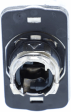 Harmony XB4 Double Head Push Button, 22mm, Metal, IP67, 1 White & 1 Black