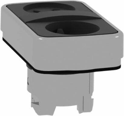 Harmony XB4 Double Head Push Button Head, 22mm, Metal, IP67