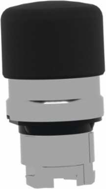 Harmony XB4 30mm Black Mushroom Pushbutton Head, IP66, Spring Return