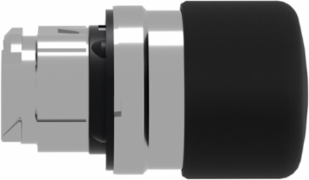 Harmony XB4 30mm Black Mushroom Pushbutton Head, IP66, Spring Return