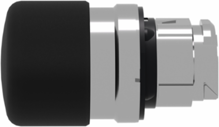 Harmony XB4 30mm Black Mushroom Pushbutton Head, IP66, Spring Return
