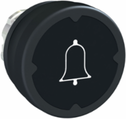 Harmony XB4 Push Button Head, 22 mm, Black, NEMA 4, IP66