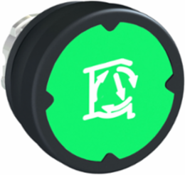 Harmony XB4 Push Button Head, Green, NEMA 4, 22 mm, 10000000 Cycles