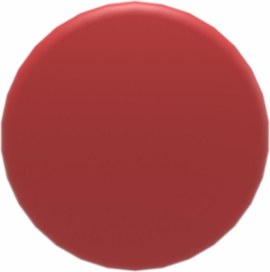 Harmony XB4 Mushroom Pushbutton Head, 40mm, Red, Spring Return, IP66